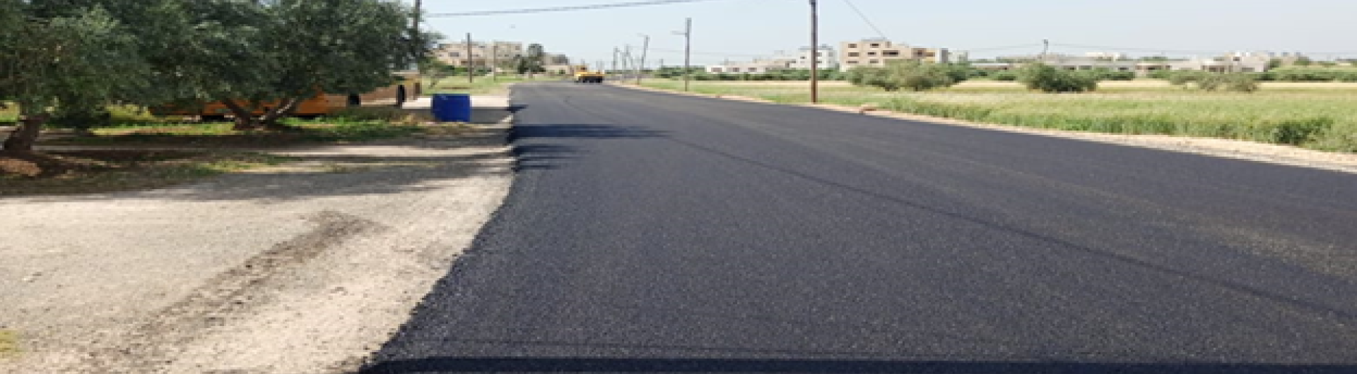 مشروع فتح وتعبيد وخلطات إسفلتية في شوارع من مناطق بلدية سهل حوران