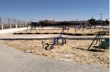 اعادة انشاء وصيانة حديقة الأميرة بسمة في بلدية أم الجمال 