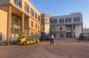 تنفيذ الأعمال المتبقية من مبنى مجمع الدوائر الحكومية في بلدية الرمثا الجديدة 