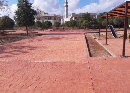 إعادة تأهيل حدائق بلدية إربد