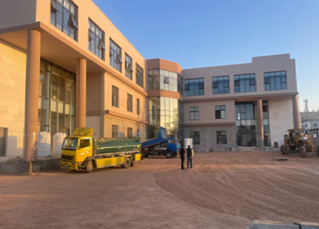 تنفيذ الأعمال المتبقية من مبنى مجمع الدوائر الحكومية في بلدية الرمثا الجديدة 